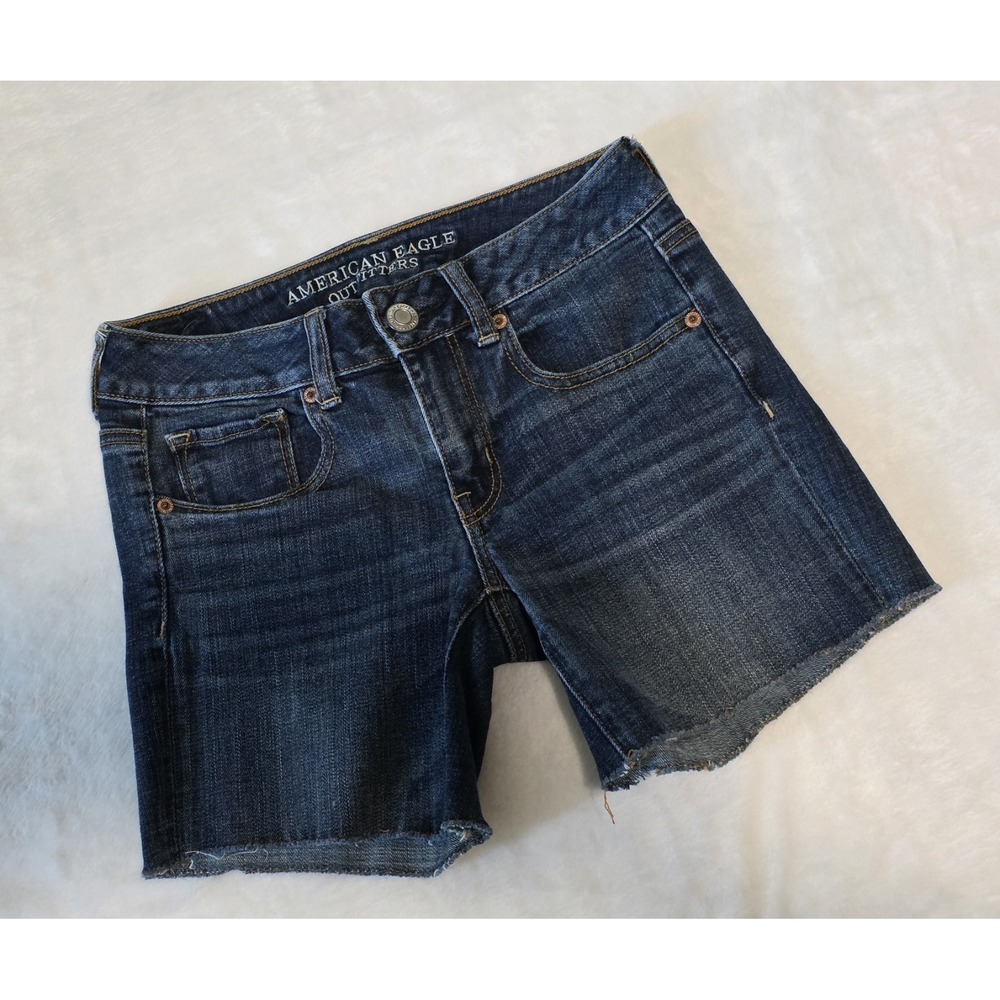 American Eagle Outfitters Dark Wash Denim Jean Shorts